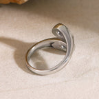 18K Gold Bold Jewel Ring