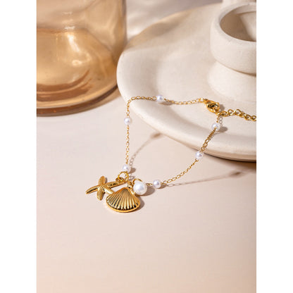 18K Gold Summer Charm Bracelet
