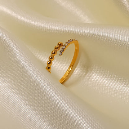 18K Gold Minimalist Stacking Ring