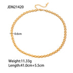 18K Gold Slim Watch Band Chain Bracelet