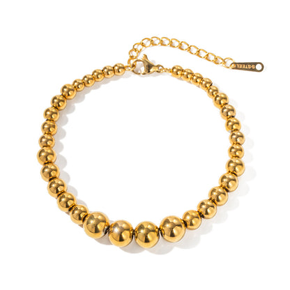 18K Gold Essential Beaded Bracelet
