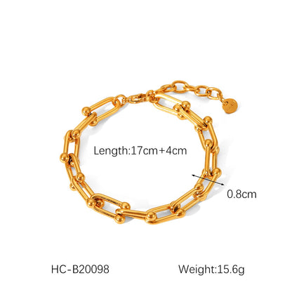 18K Gold Hardware Chunky Chain Necklace