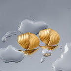 18K Gold Hold Together Stud Earrings