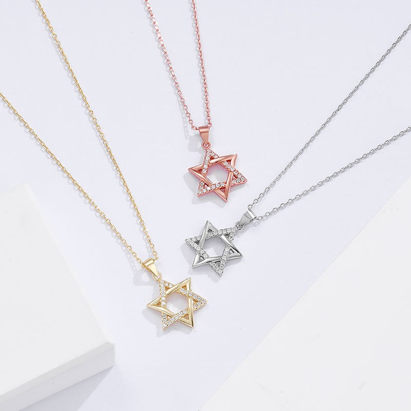 Star of David Necklace Pendant