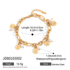 18K Gold Waterproof Chic Hand Chain Bracelet