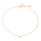 18K Gold Minimalist Lone Star Pendant Necklace