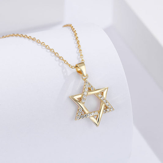 Star of David Necklace Pendant