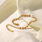 18K Gold Pearl Beaded Bracelet