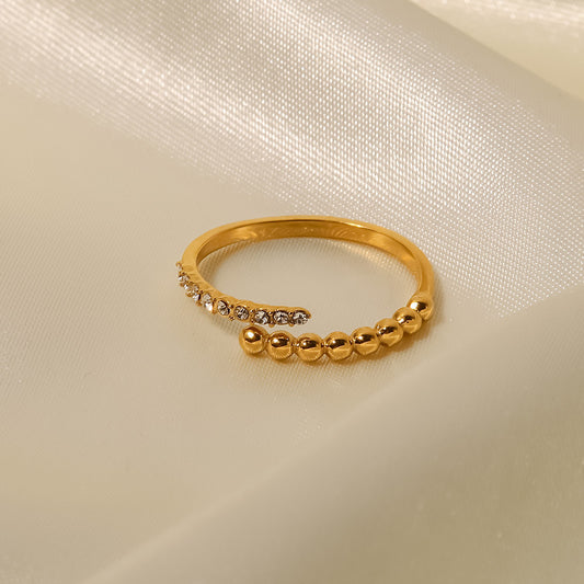 18K Gold Minimalist Stacking Ring