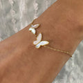 18K Gold Butterfly Bracelet