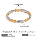 18K Gold Pink Princess Statement Stacking Rings