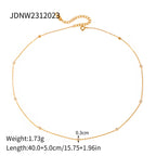 18K Gold Stars Align Chain Necklace