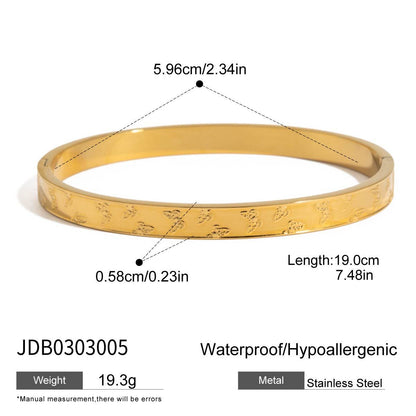 18K Gold Waterproof Starry Bling Dainty Hand Jewelry Chain Bracelet