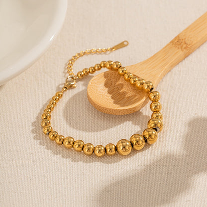 18K Gold Essential Beaded Bracelet