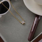 18K Gold Perfect Match Pendant Rope Chain Necklace Set