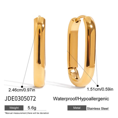 18K Gold Essential Everyday Small Hoop Huggie Earrings