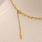 18K Gold Summer Beach Pearl Italian Horn Charm Necklace
