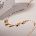 18K Gold Heart Full of Love Pendant Necklace