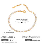 18K Gold Waterproof Simple Elegant Hand Chain Bracelet