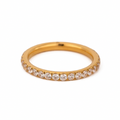 18K Gold Forever Yours Eternity Stacking Promise Couple Ring