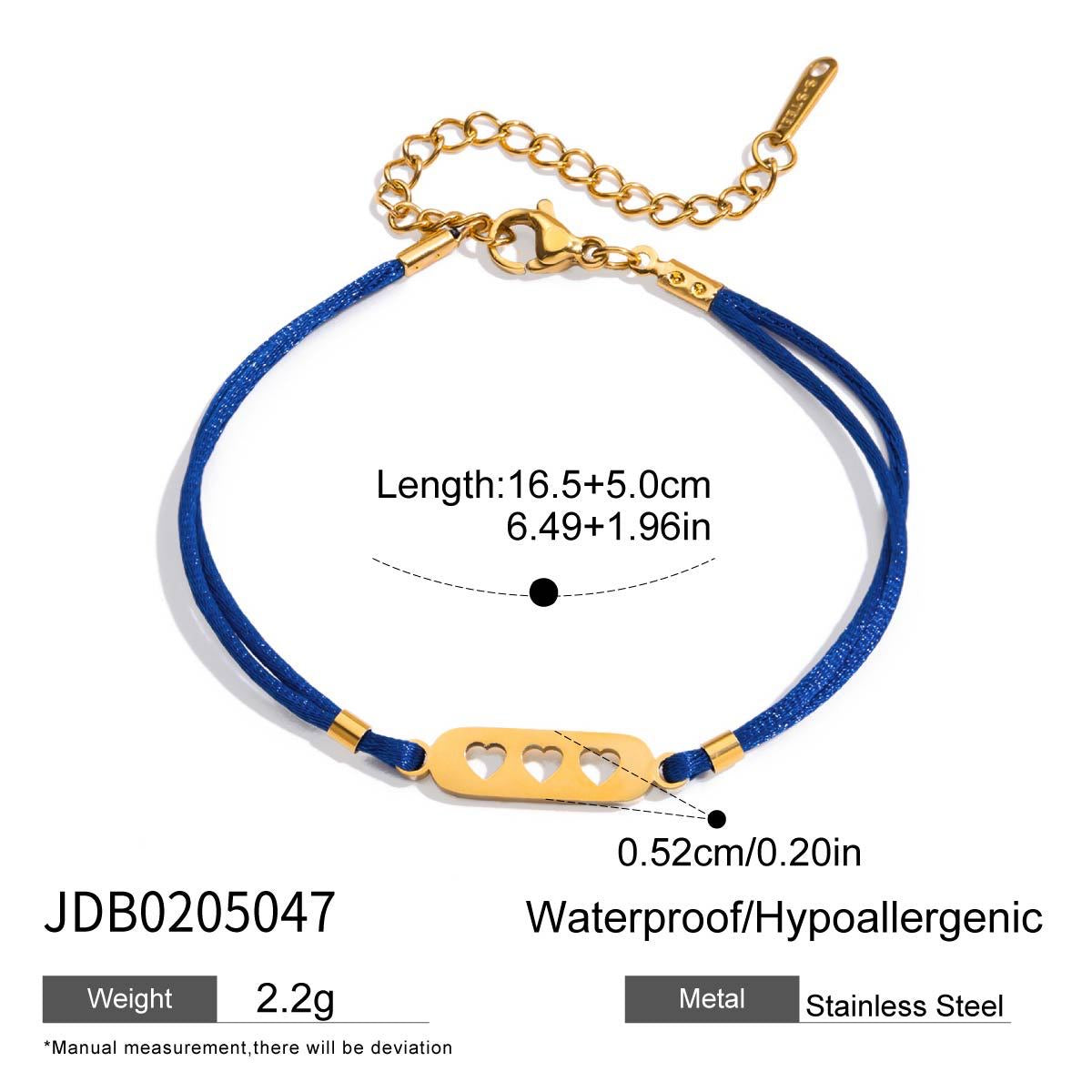 18K Gold Waterproof Dainty Coquette Bow Hand Chain Bracelet