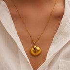 18K Gold Seashell Extra Long Necklace