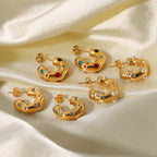 18K Gold Extra Chic Huggie Earrings