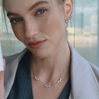 18K Gold Pearl Talk Simple Paper Clip Chain Necklace