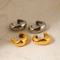 18K Gold Minimalist Ear Cuff