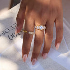 18K Gold Chic Cuff Ring