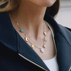 18K Gold Wicked West Cowgirl Charm Necklace
