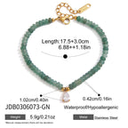 18K Gold Summer Carnival Color Beaded Charm Bracelet