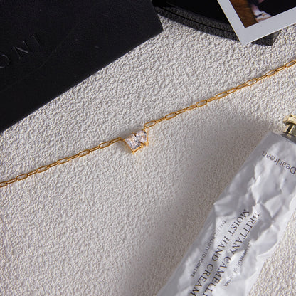 18K Gold Perfect Match Pendant Rope Chain Necklace Set