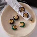 18K Gold Cozy Season Small Hoop Huggie Earrings