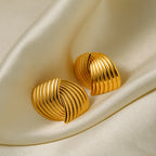 18K Gold Hold Together Stud Earrings