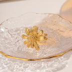 18K Gold Summer Flower Statement Ring
