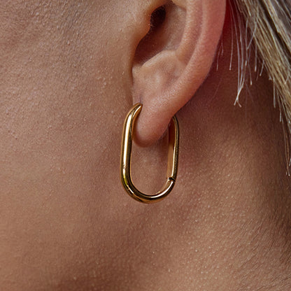 18K Gold Essential Everyday Small Hoop Huggie Earrings