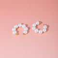 18K Gold Classic Pearl Ear Cuffs