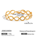 18K Gold Pink Dream Star Tennis Chain Bracelet Stack