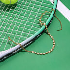 18K Gold Chic Tennis Chain Choker Necklace