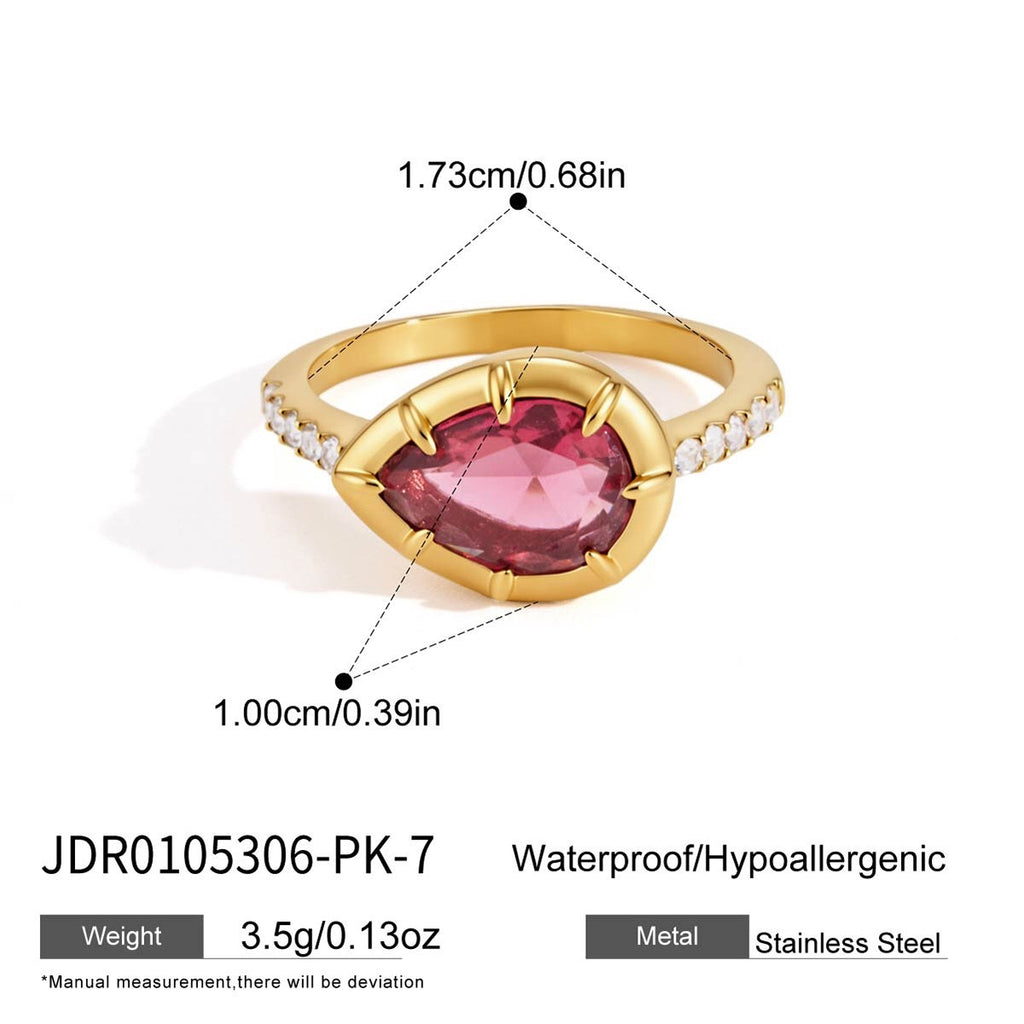 18K Gold The Showstoppers Color Gem Statement Cocktail Ring