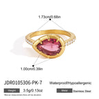 18K Gold The Showstoppers Color Gem Statement Cocktail Ring