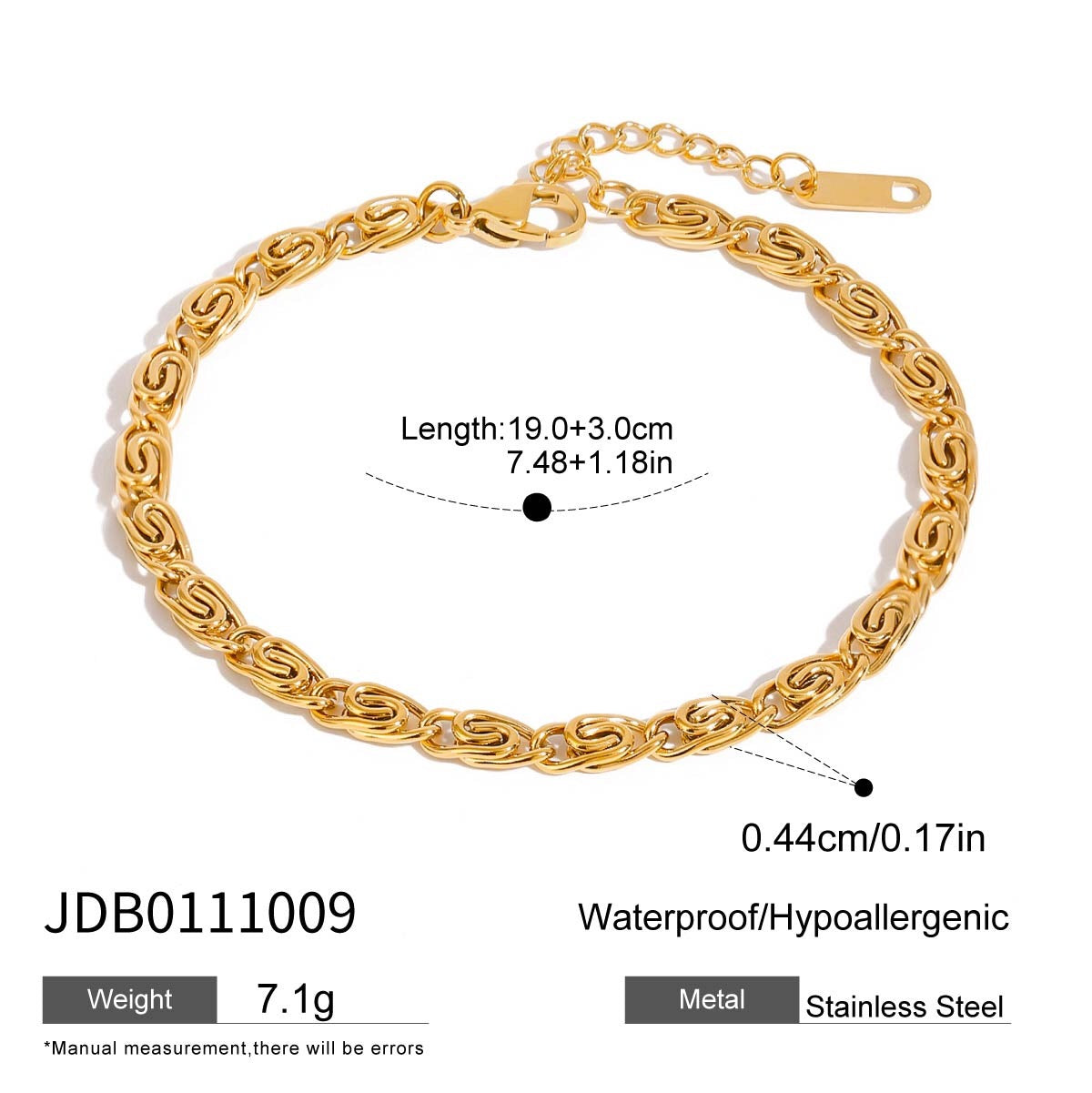 18K Gold Purple Dream Beaded Chain Butterfly Bangle Bracelet Stack