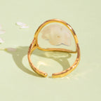 18K Gold Fairy Flower Ring