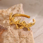 18K Gold Coquette Bow Ring