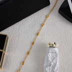 18K Gold Orbit Dainty Chain Bracelet