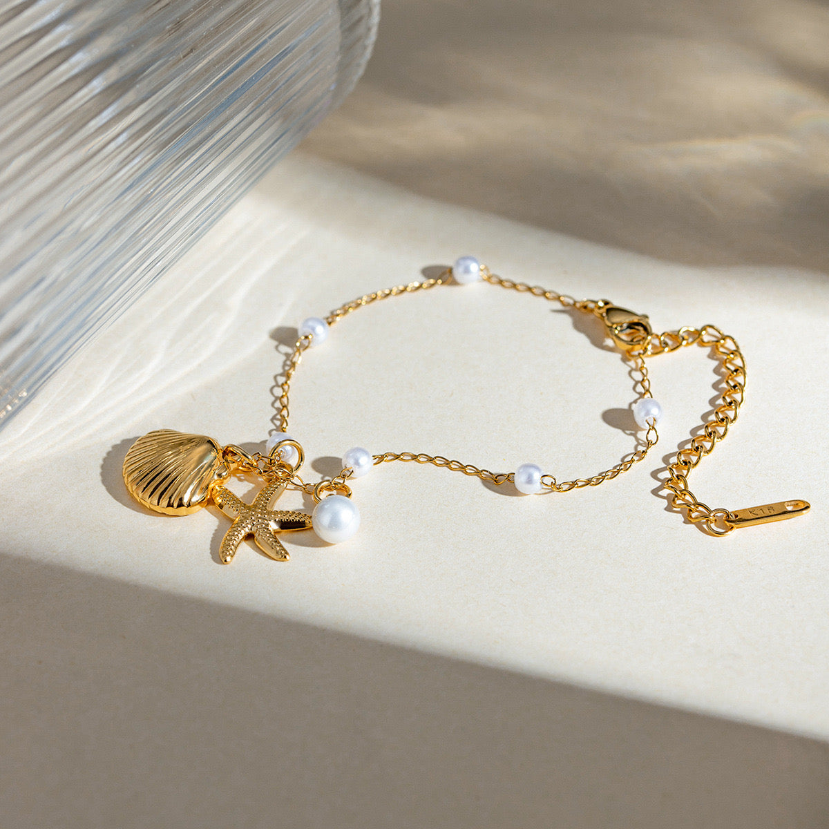 18K Gold Summer Charm Bracelet