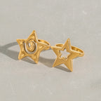 18K Gold Born to Shine Star Statement Ring