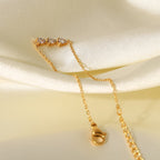 18K Gold Bling Arrow Bracelet