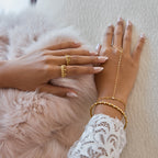 18K Gold Princess Tiara Statement Ring